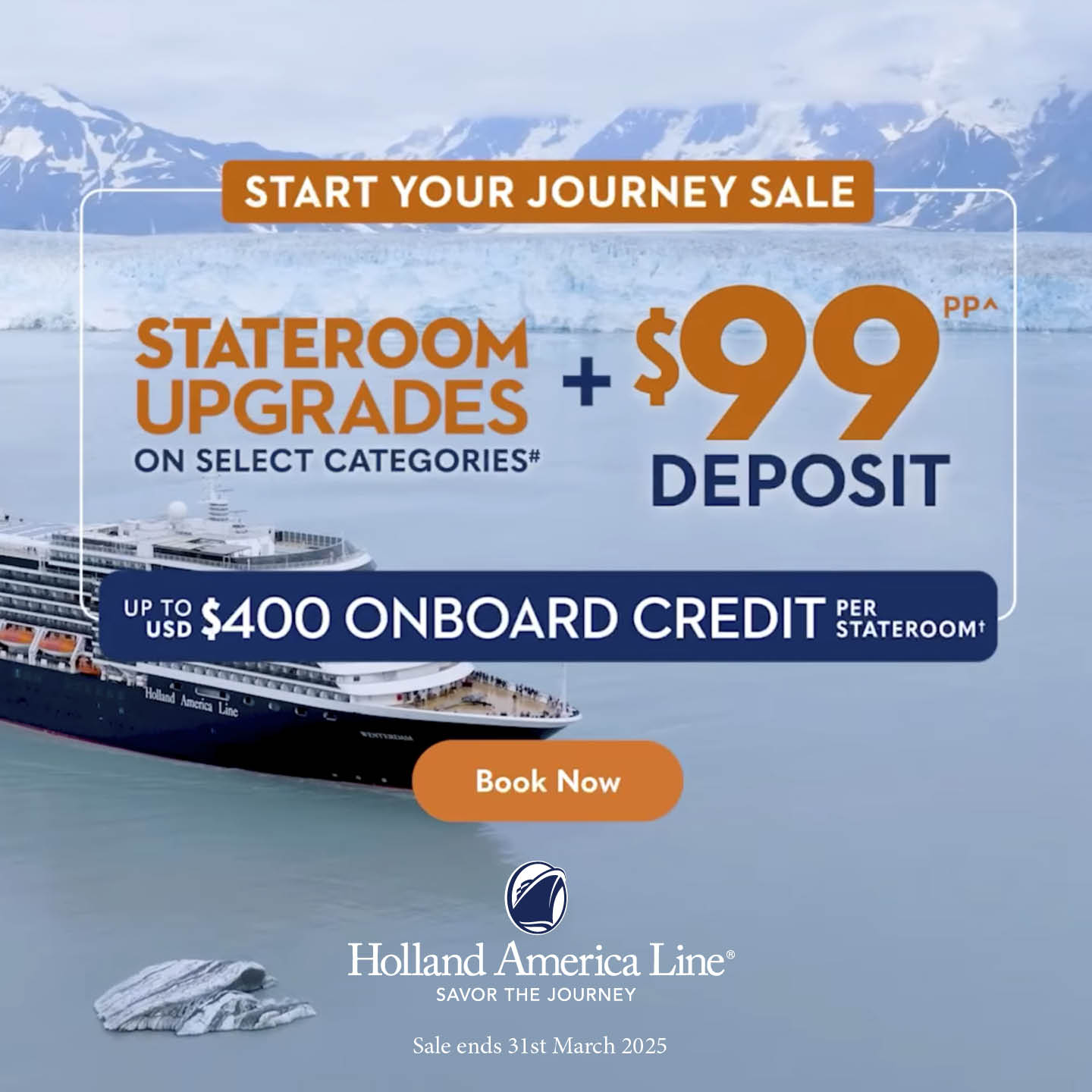 HOLLAND AMERICA DEALS 